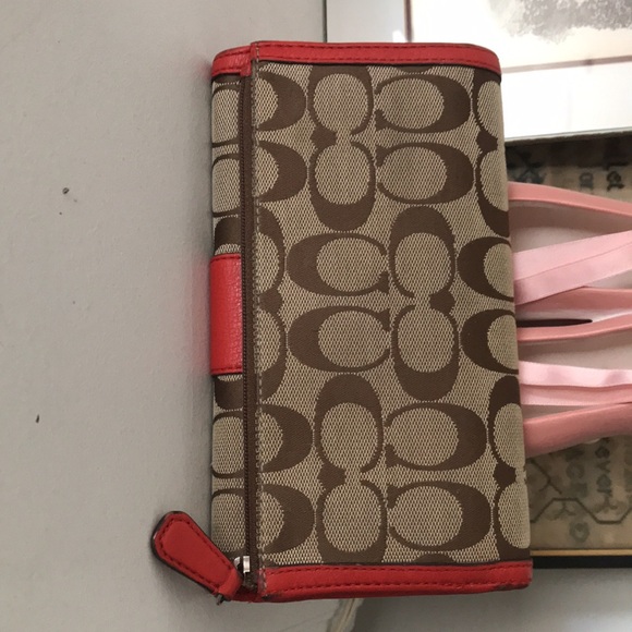 Coach Leather & Canvas Wallet - Picture 5 of 9